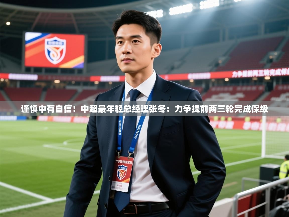 2025火狐体育直播谨慎中有自信！中超最年轻总经理张冬：力争提前两三轮完成保级