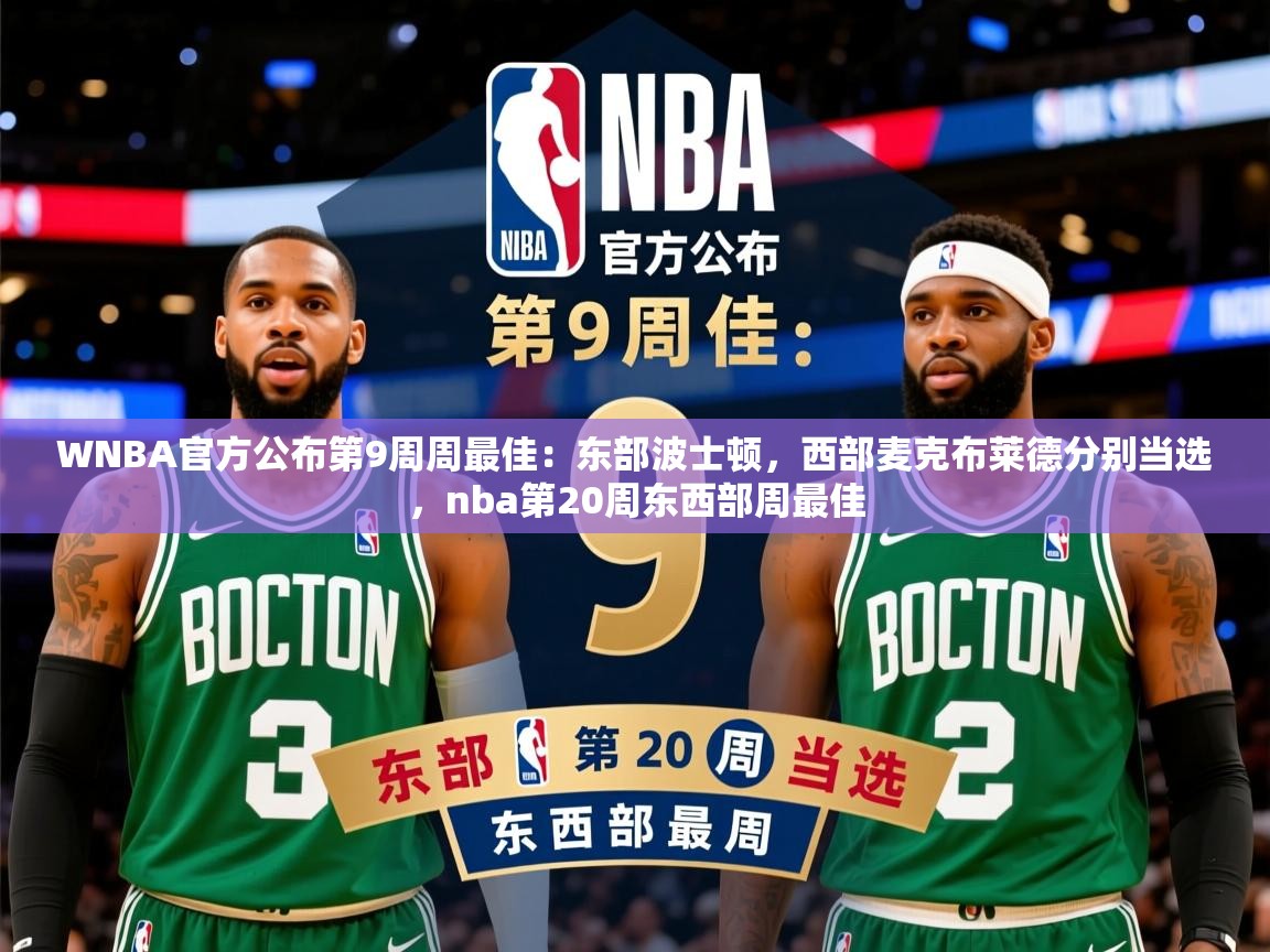 2025火狐体育赛事WNBA官方公布第9周周最佳:东部波士顿,西部麦克布莱德分别当选,nba第20周东西部周最佳 第2张